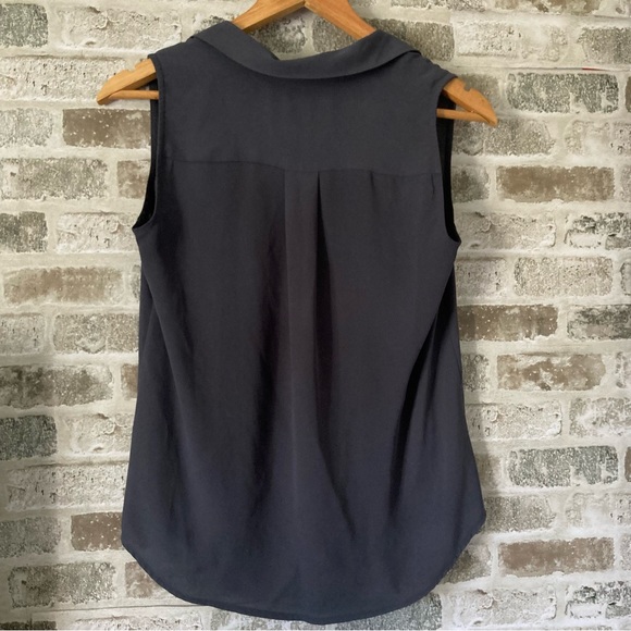 Loft Charcoal Grey Blouse - Picture 2 of 4